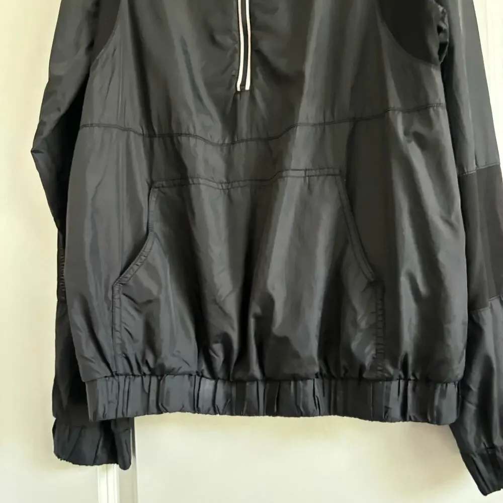 Fabletics Windbreaker Ziva Jacket Black Sz M Athletic Running